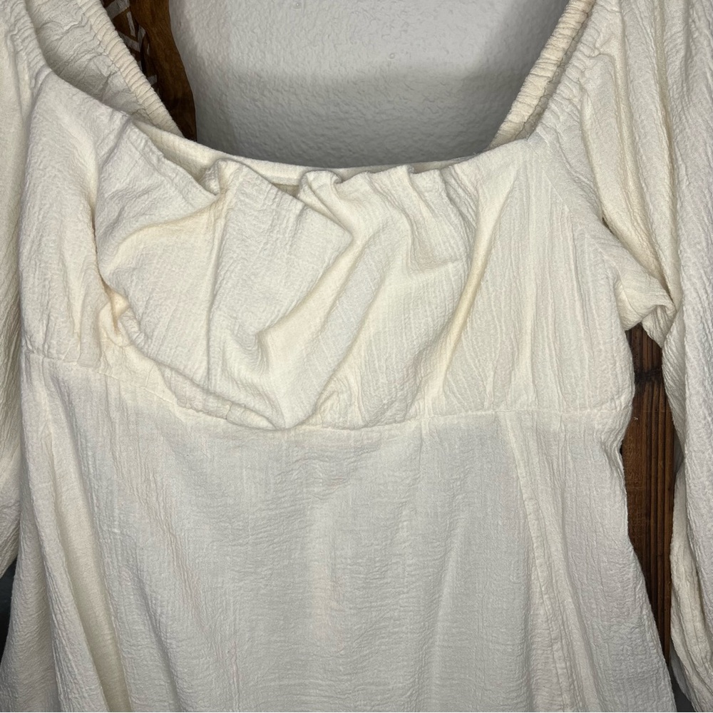 FREE PEOPLE Cute Like The Coast Beige
Mini Dress Size S - Picture 5 of 9